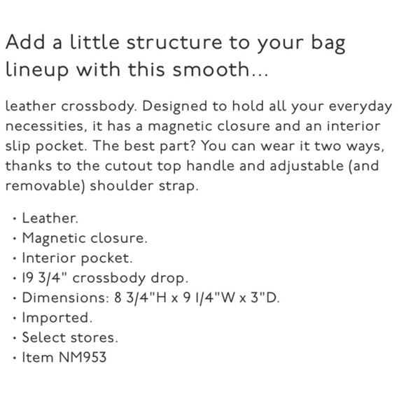 Madewell Rich Cognac Brown Leather Toggle Crossbody Bag - Picture 3 of 9